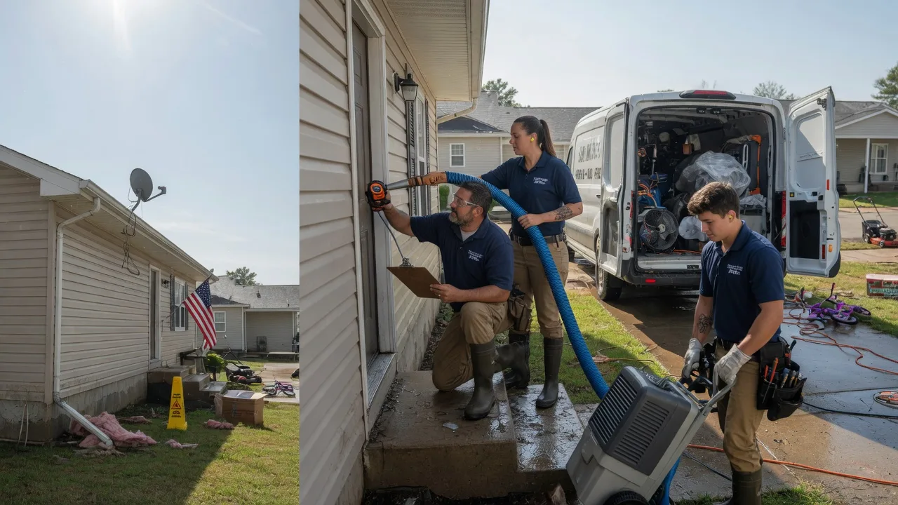 Ceiling Water Damage Restoration in Weyerhaeuser, WI near me